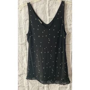 Maurice’s Size Small Star Tank Cami Lace Accent